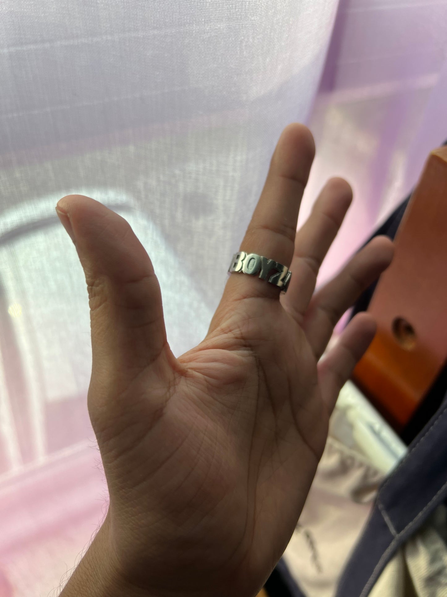 SADBOYZ4LIFE 18K WHITE GOLD PLATED RING