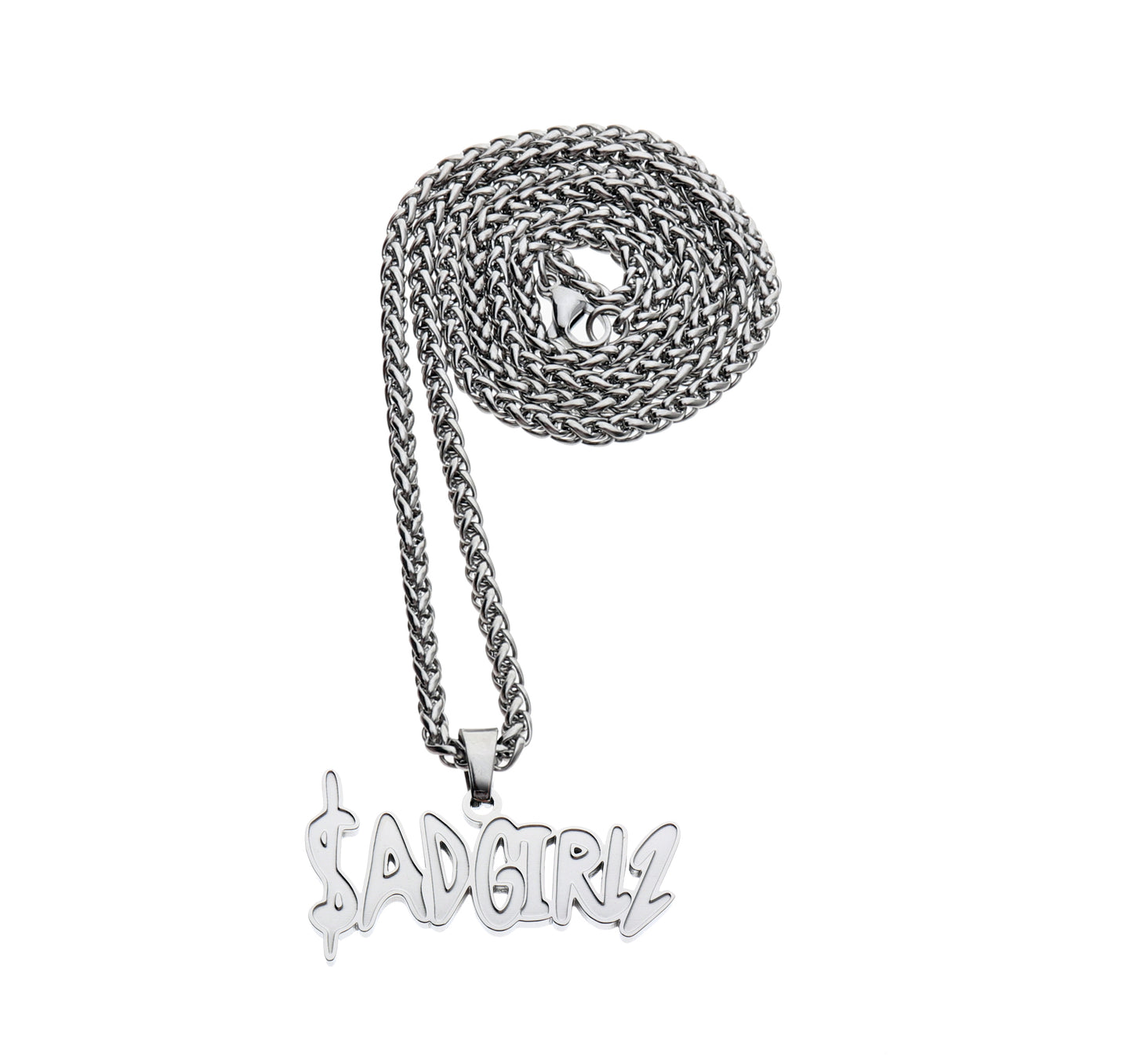 Sadgirlz Junior H Stainless Steel Necklace