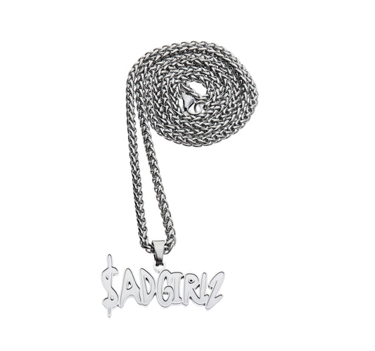 Sadgirlz Junior H Stainless Steel Necklace