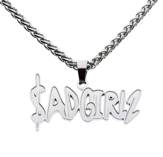 Sadgirlz Junior H Stainless Steel Necklace