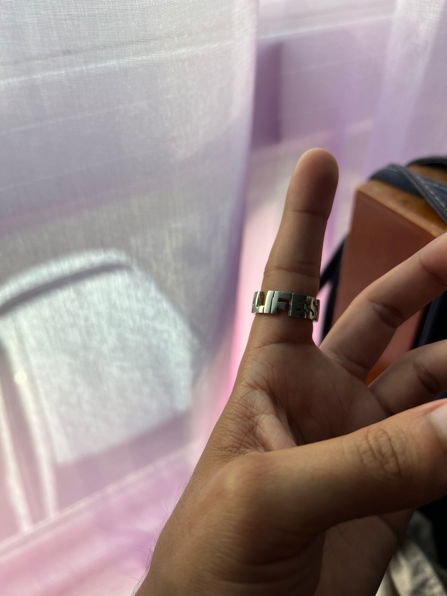 SADBOYZ4LIFE 18K WHITE GOLD PLATED RING